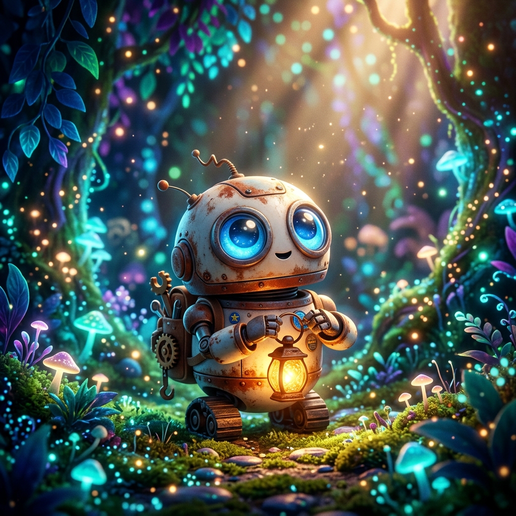 Cinematic Pixar Robot Video Preview